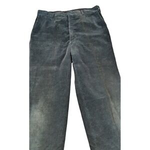 Mens Dickies Dark Green Corduroy Pants Classic Fit‎ Casual Trousers Size 38x32